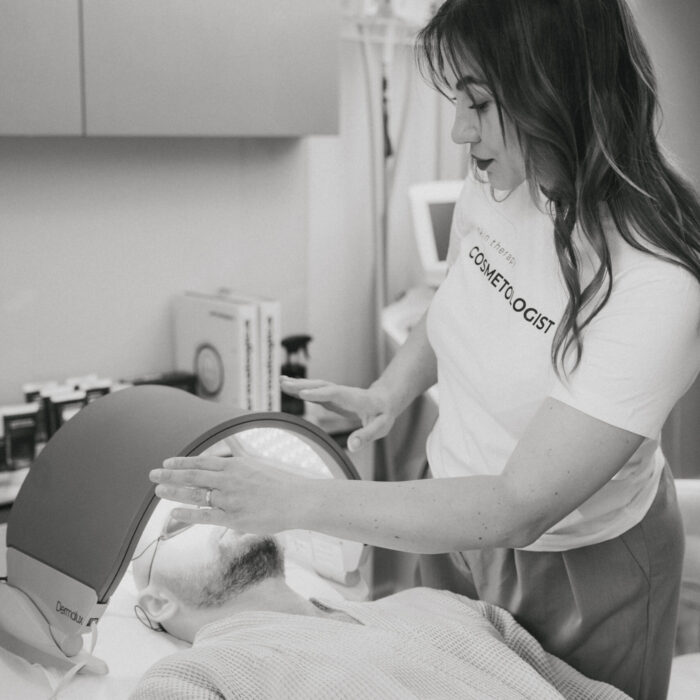 BW_0656 1 terapia światłem LED skóry głowy