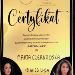 Certyfikat Marta Czerkawska - Burgs baby doll lips