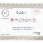 Certyfikat Marta Czerkawska Burgs PMU