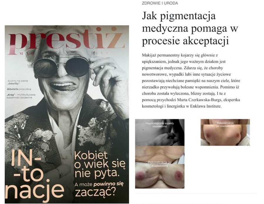 Mikropigmentacja brodawki po mastektomii